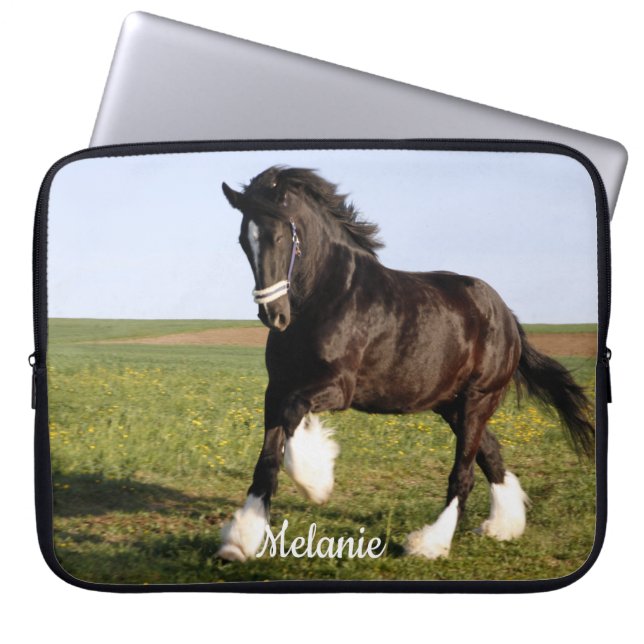 Housse Pour Ordinateur Portable Clydesdale Horse (Devant)