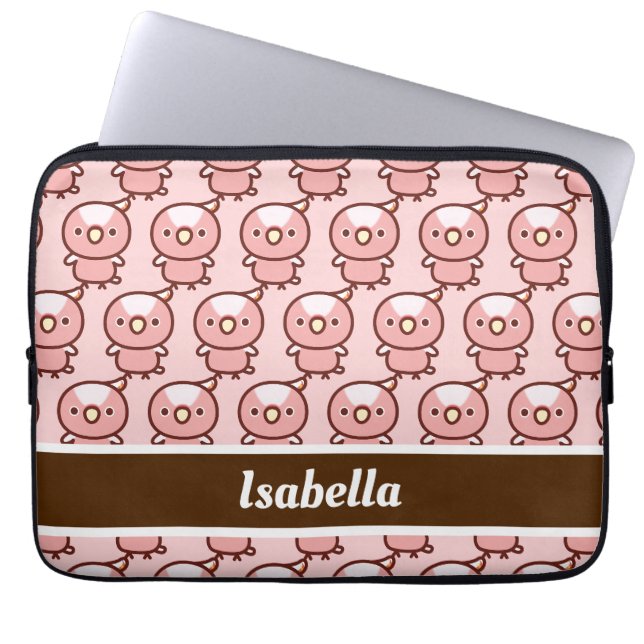 Housse Pour Ordinateur Portable Cockatoo rose (Devant)
