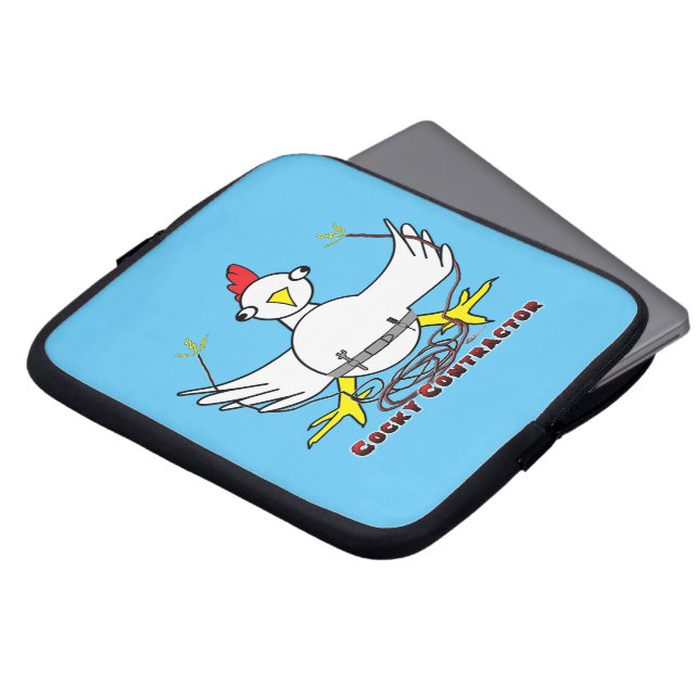 Housse Pour Ordinateur Portable Cocky contractor (Devant haut)