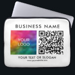 Housse Pour Ordinateur Portable Code QR Logo d'entreprise Modèle personnalisé mode<br><div class="desc">Entreprise Personnalisée Nom du logo de l'entreprise QR Code Élégant Sacs électroniques promotionnels / Tablette et Coques d'ordinateur portable / Manches d'ordinateur portable / Manches d'ordinateur portable en néoprène 13 pouces.</div>