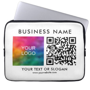Housse Pour Ordinateur Portable Code QR Logo d'entreprise Modèle personnalisé mode