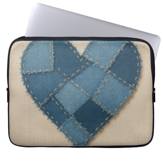 Housse Pour Ordinateur Portable coeur (Devant)