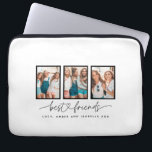 Housse Pour Ordinateur Portable Coeur de script mignon moderne multi photo meilleu<br><div class="desc">Coeur de script mignon moderne multi photo meilleurs amis triptyque cadeau</div>