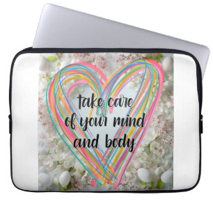 Housse Pour Ordinateur Portable Coeur sain