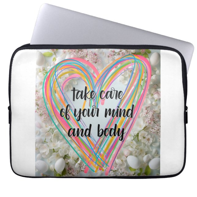 Housse Pour Ordinateur Portable Coeur sain (Devant)