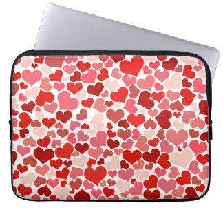 Housse Pour Ordinateur Portable Coeurs multicolores Motif-20367