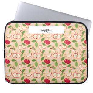 Housse Pour Ordinateur Portable Collection de Motifs de paniers de fruits - Pommes