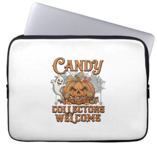 Housse Pour Ordinateur Portable Collectionneurs de bonbons bienvenue citrouille fa