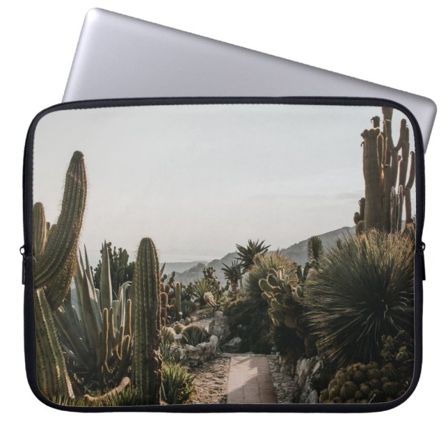 HOUSSE POUR ORDINATEUR PORTABLE COLLINE CACTI (Devant)