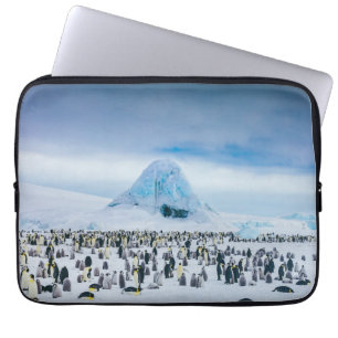Housse Pour Ordinateur Portable Colonie de pingouin d'empereur