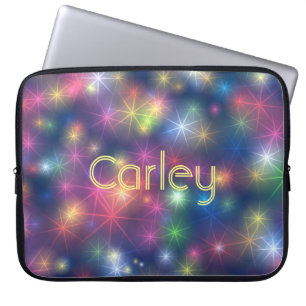 Housse Pour Ordinateur Portable Coloré Twinkling Stars Galaxy Personnalisé