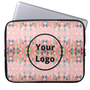 Housse Pour Ordinateur Portable Colorful gradient trangles pattern