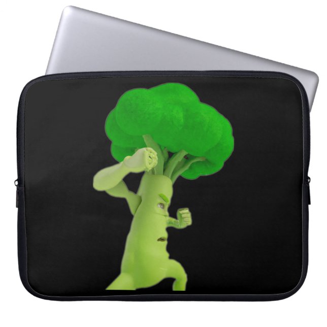 Housse Pour Ordinateur Portable Combattre Broccoli Brrooccccooolllliii! Ordinateur (Devant)