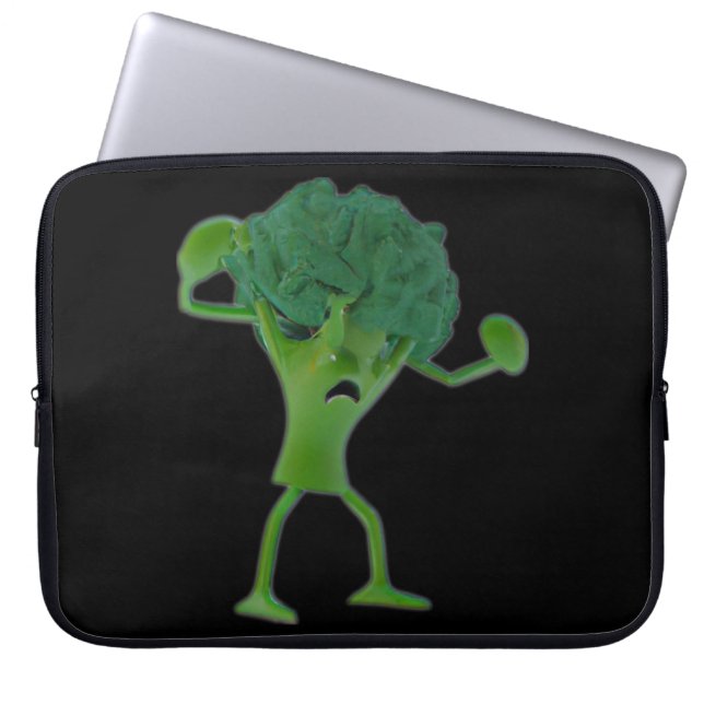 Housse Pour Ordinateur Portable Combattre Broccoli Brrooccccooolllliii! Ordinateur (Devant)