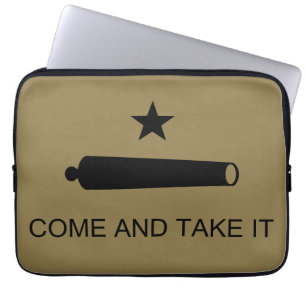 Housse Pour Ordinateur Portable Come & Take It ! Flag de Texas State