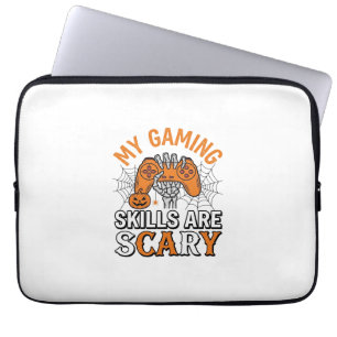 Housse Pour Ordinateur Portable Compétences de joueur Halloween sont des chemises
