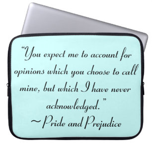 Housse Pour Ordinateur Portable Compte rendu des opinions Jane Austen Citation