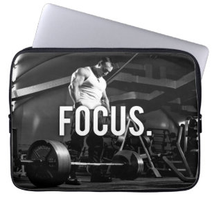 Housse Pour Ordinateur Portable CONCENTRATION - Exercice "Body building" Motivatio