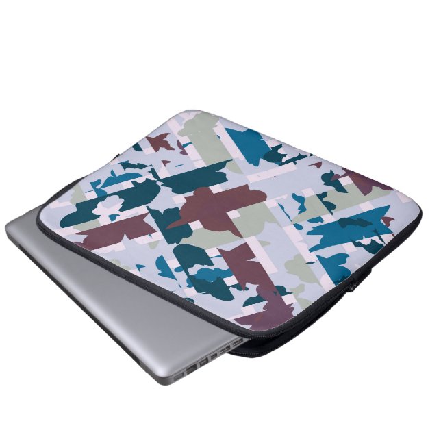 Housse Pour Ordinateur Portable Conception Abstraite Plaid 1 (Devant bas)