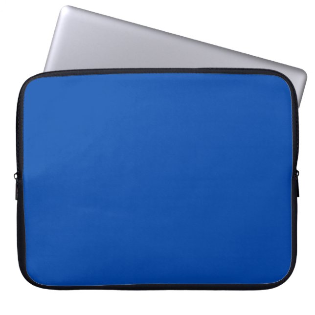 Housse Pour Ordinateur Portable Conception bleu Cobalt solide (Devant)