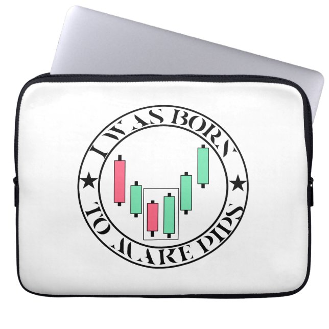 Housse Pour Ordinateur Portable Conception commerciale | Motif haussier | Pips (Devant)