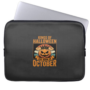 Housse Pour Ordinateur Portable Conception d'anniversaire du roi des citrouilles d