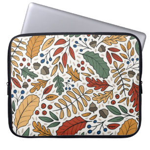 Housse Pour Ordinateur Portable Conception de Carré feuille couleur automne