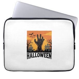 Housse Pour Ordinateur Portable Conception de chemise à main de zombie de cimetièr
