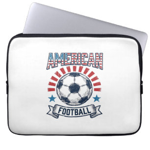 Housse Pour Ordinateur Portable Conception de chemise de ballon de football améric
