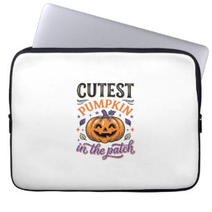 Housse Pour Ordinateur Portable Conception de chemise Halloween Citrouille la plus