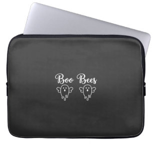 Housse Pour Ordinateur Portable Conception de fantôme d'Halloween de Boo Bees