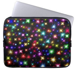 Housse Pour Ordinateur Portable Conception de feux d'artifice Étoiles Colorées