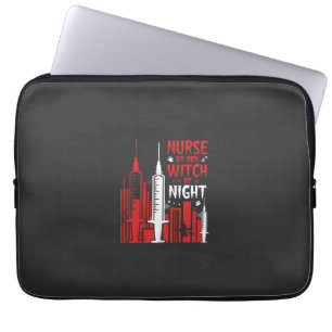 Housse Pour Ordinateur Portable Conception de la ligne d'horizon d'Halloween de la