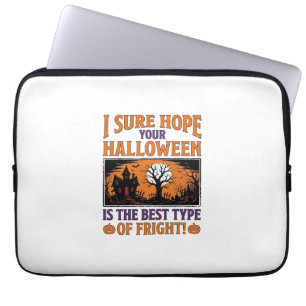 Housse Pour Ordinateur Portable Conception de la Meilleure Fright de Halloween Vin