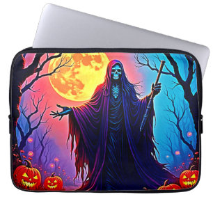 Housse Pour Ordinateur Portable Conception de l'appel de éffrayant Moon Death