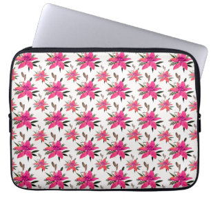 Housse Pour Ordinateur Portable Conception de motif floral Fleurs roses