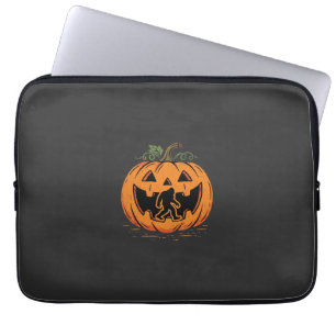 Housse Pour Ordinateur Portable Conception de silhouette de citrouille Halloween B