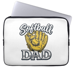 Housse Pour Ordinateur Portable Conception de T-shirt avec Gant Vintage de Papa So