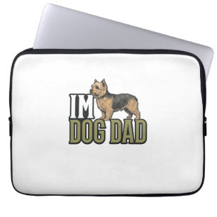 Housse Pour Ordinateur Portable Conception de t-shirt avec gravure de terrier pour