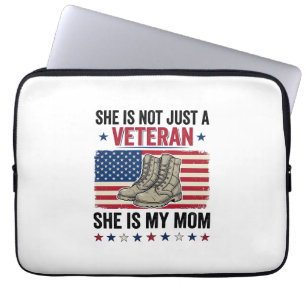 Housse Pour Ordinateur Portable Conception de T-shirt de bottes militaires patriot
