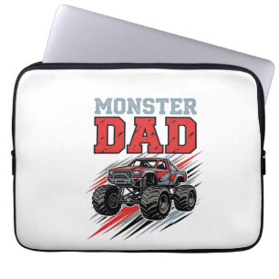 Housse Pour Ordinateur Portable Conception de T-shirt de camion monstre vintage de