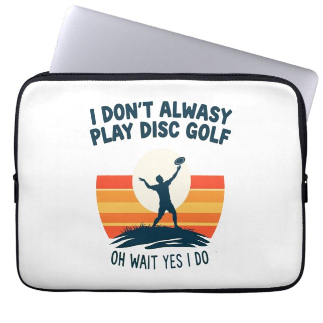 Housse Pour Ordinateur Portable Conception de T-shirt Disk Golf Lover (Devant)