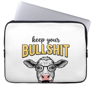 Housse Pour Ordinateur Portable Conception de T-shirt vintage de pâturure de vache