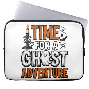 Housse Pour Ordinateur Portable Conception de typographie vintage Halloween Ghost