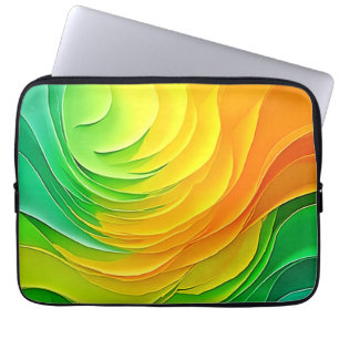 Housse Pour Ordinateur Portable Conception d'énergie de couleur abstraite