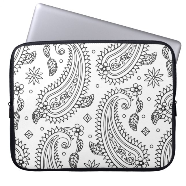 Housse Pour Ordinateur Portable Conception inspirée de Paisley (Devant)