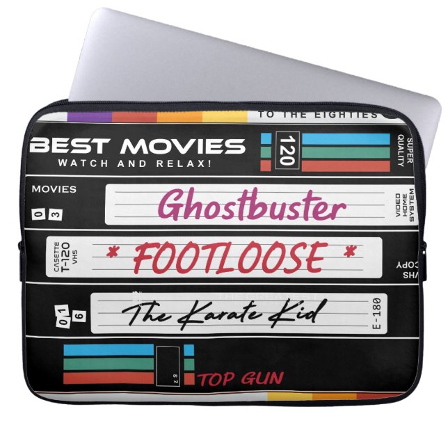 Housse Pour Ordinateur Portable Conception vidéo VHS (Devant)