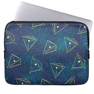 Housse Pour Ordinateur Portable Constellations spatiales Geek d'astronomie géométr