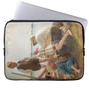 Housse Pour Ordinateur Portable Constructeurs navals (par Albert Edelfeel)
