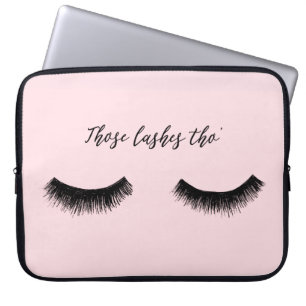 Housse Pour Ordinateur Portable Conversation Lash - Ces Lashes Tho'